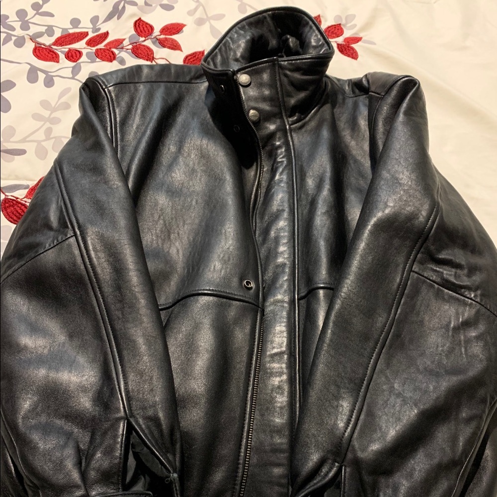 Leather jacket